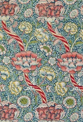 `Wandle` tissu imprimé, fabriqué par Morris and Co. et Aymer Vallance, tiré de `The Art of William Morris`, pub. 1897